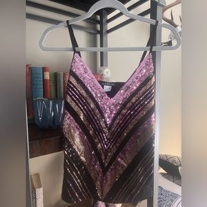 VENUS Sequin tank size small